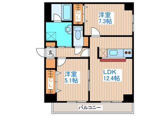 三雄マンションの物件間取画像